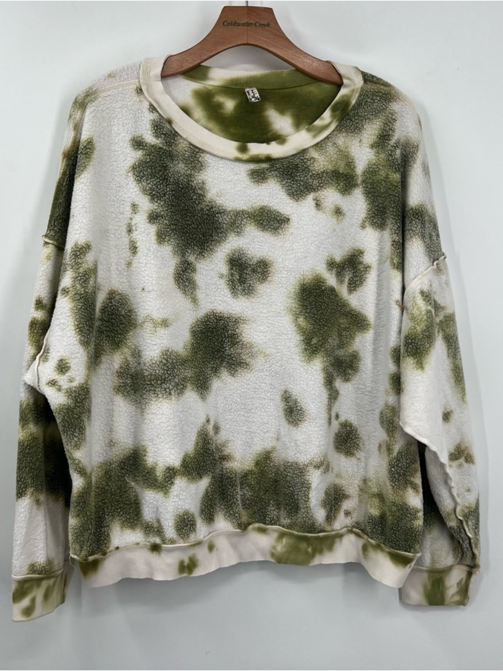 Free People Kelly Washed Tie Dye Sweatshirt XS - Picture 2 of 5